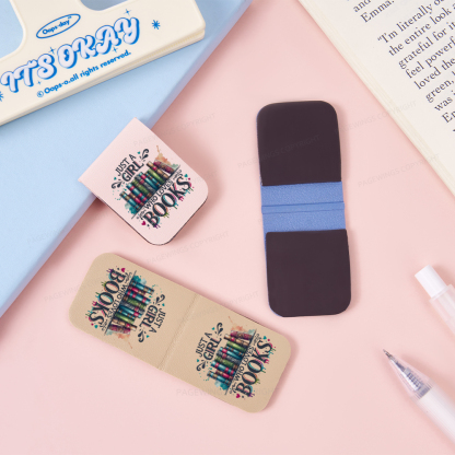 Pagewings Just A Girl Who Loves Books Feathers Quotes Magnetic Bookmark