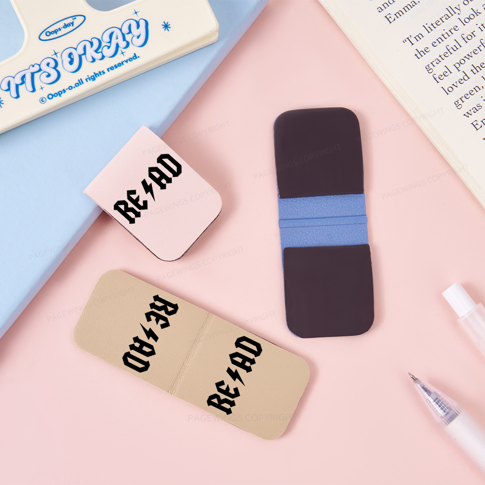 Pagewings Read Back In The Library "rock And Roll Feathers Quotes Magnetic Bookmark