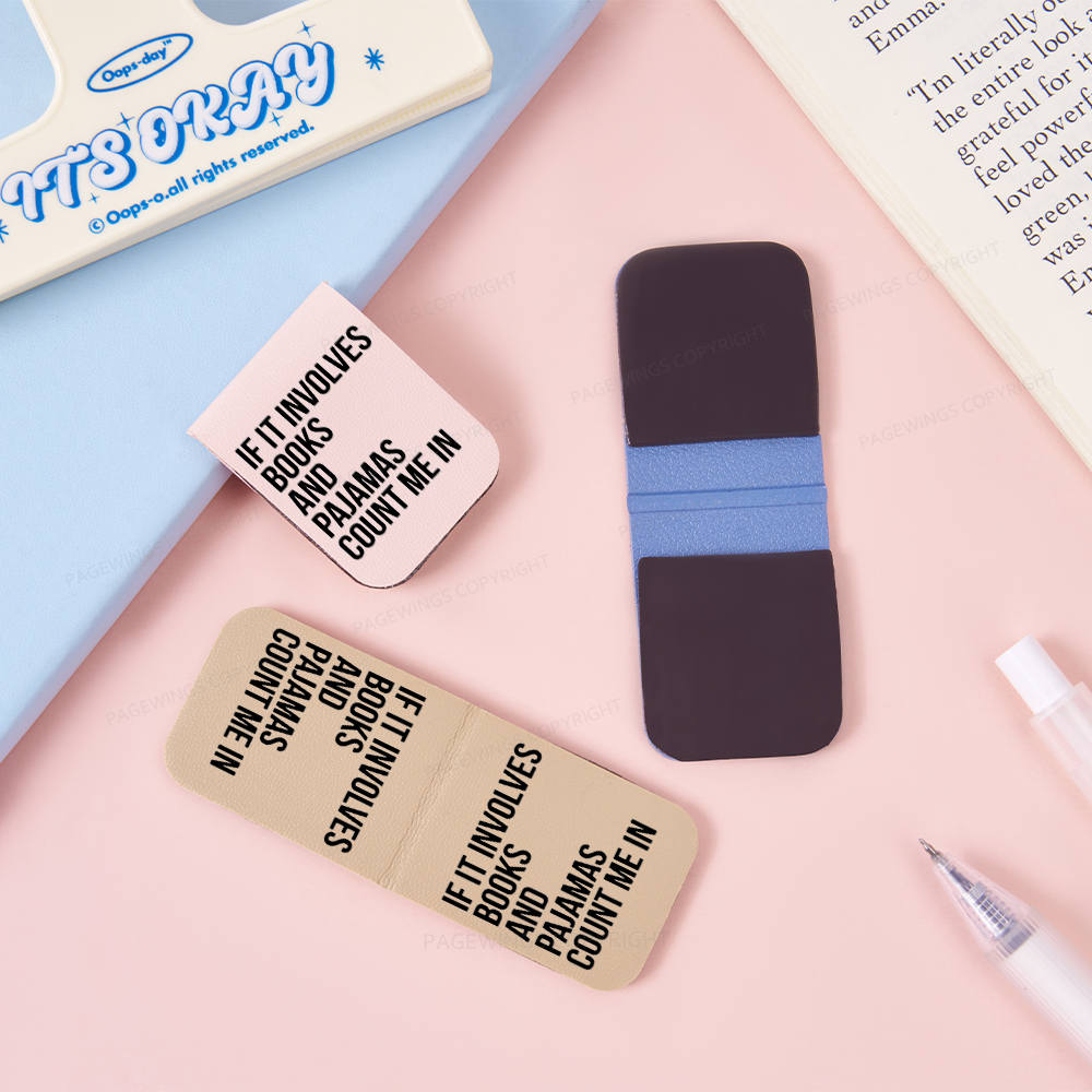 Pagewings If It Involves Books And Pajamas Count Me In Feathers Quotes Magnetic Bookmark