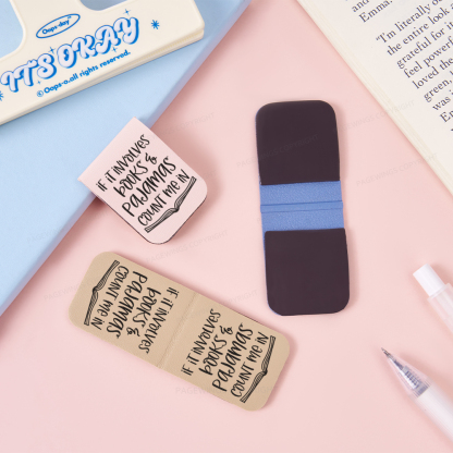 Pagewings If It Involves Books And Pajamas Count Me In Feathers Quotes Magnetic Bookmark