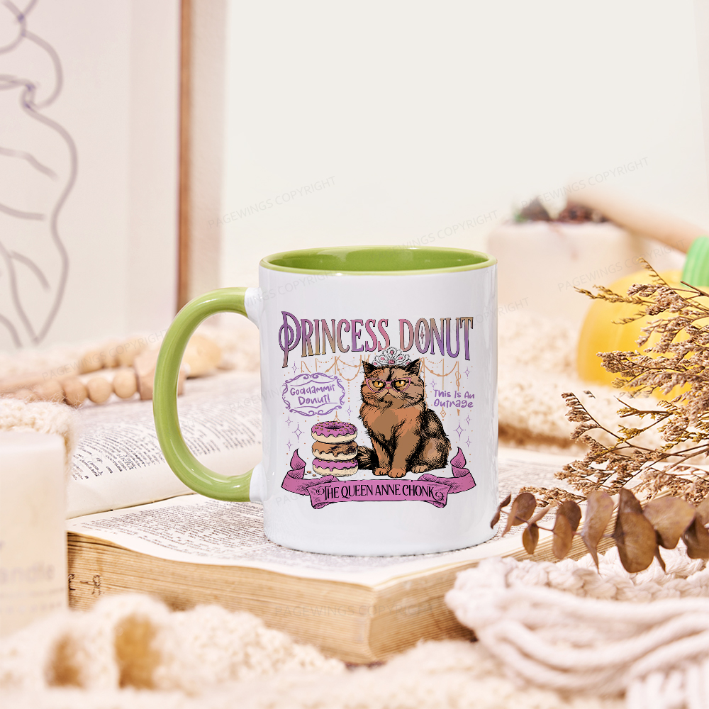 Pagewings Princess Donut Mug