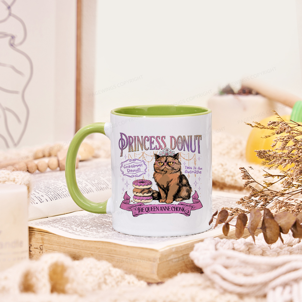 Pagewings Princess Donut Mug