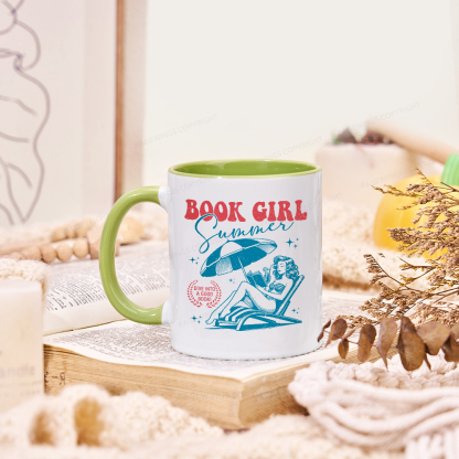 Pagewings Book Girl Summer Mug