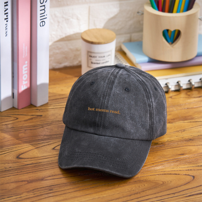 Pagewings Hot Moms Read Washed Cap