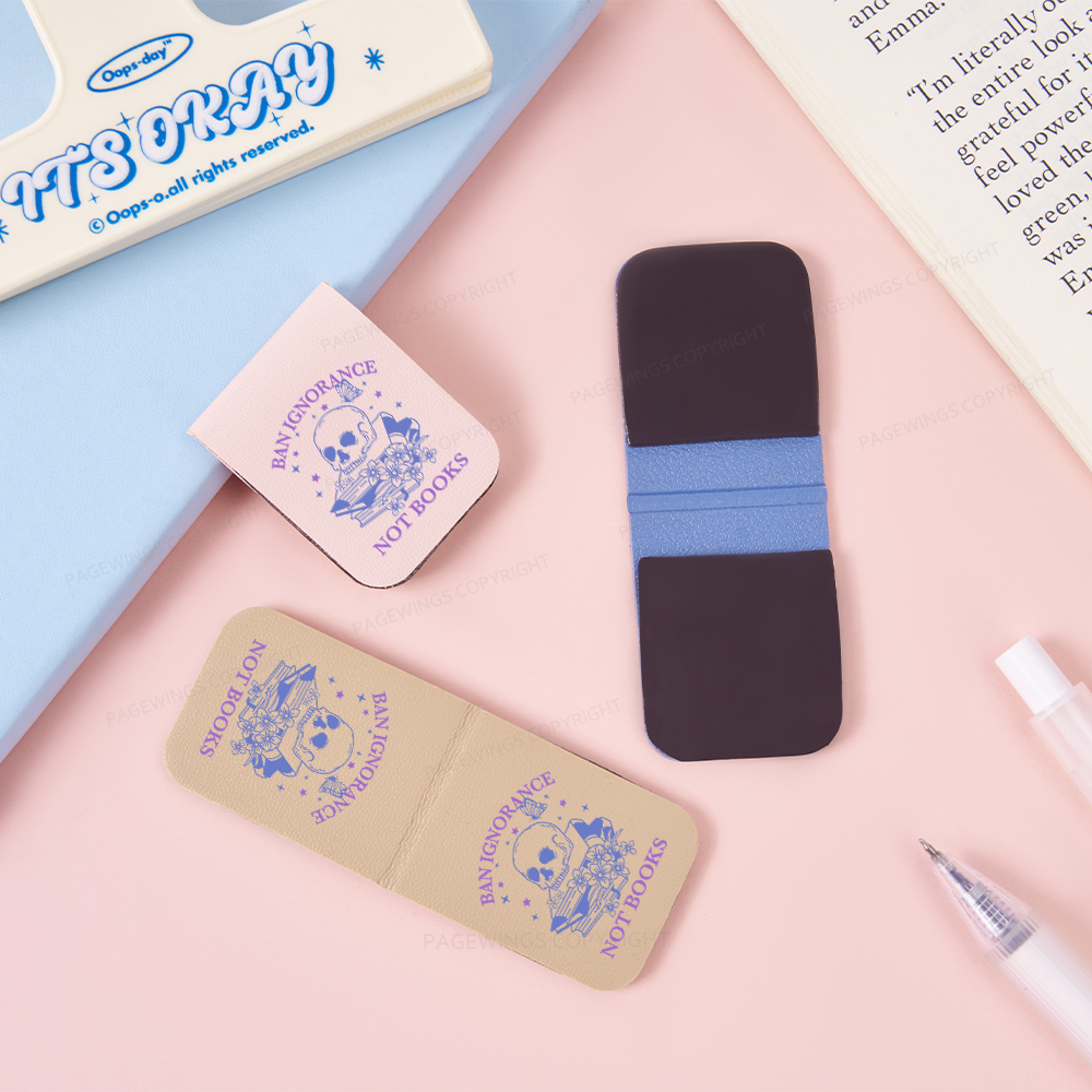 Pagewings Ban Lgnorance Not Books Magnetic Bookmark
