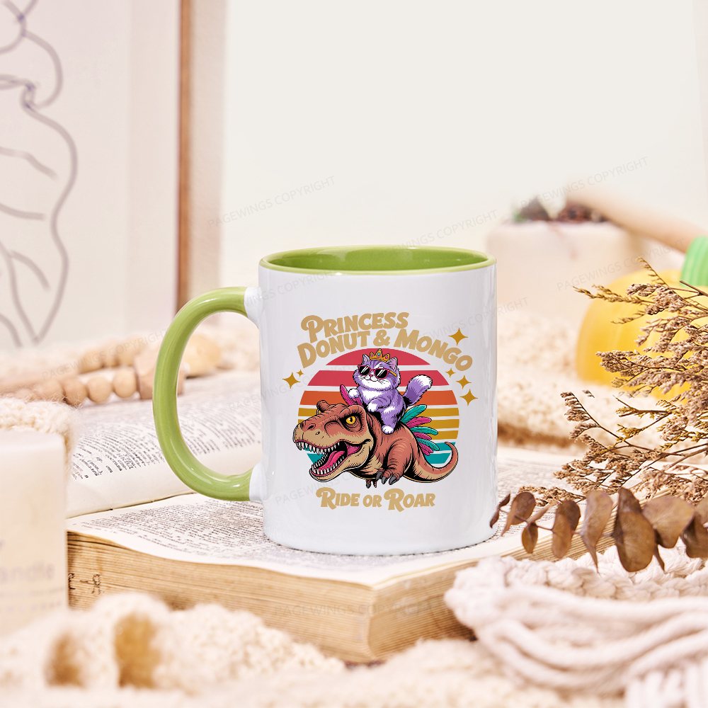 Pagewings Princess Donut & Mongo Mug