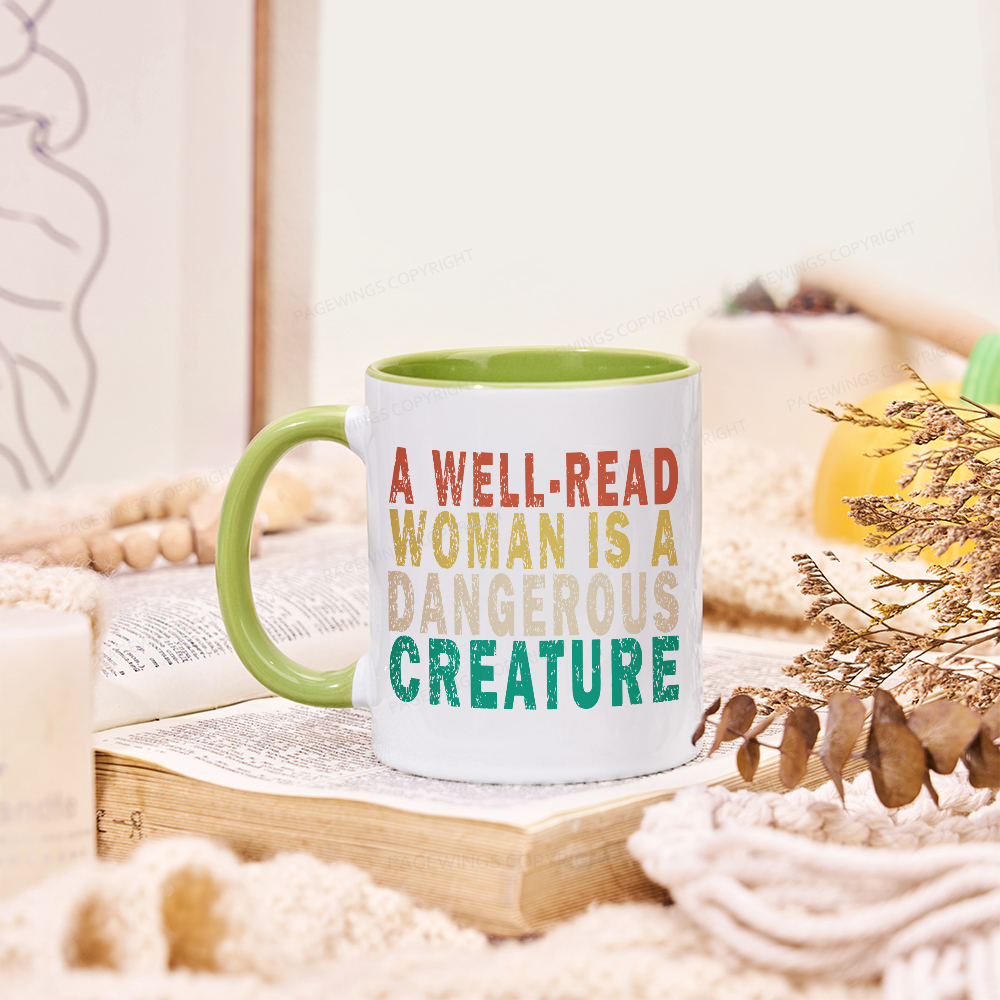 Pagewings A Well-Read Woman Is A Dangerous Creature Mug