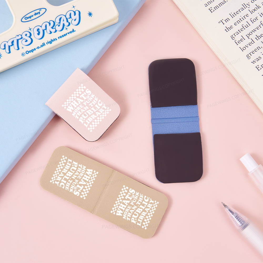 Pagewings Punk The Public Library Magnetic Bookmark