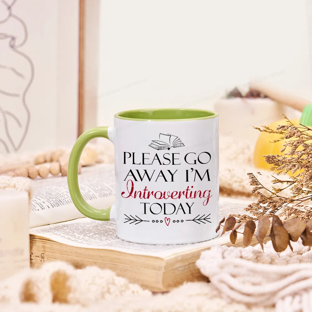 Pagewings I'm Introverting Today Mug