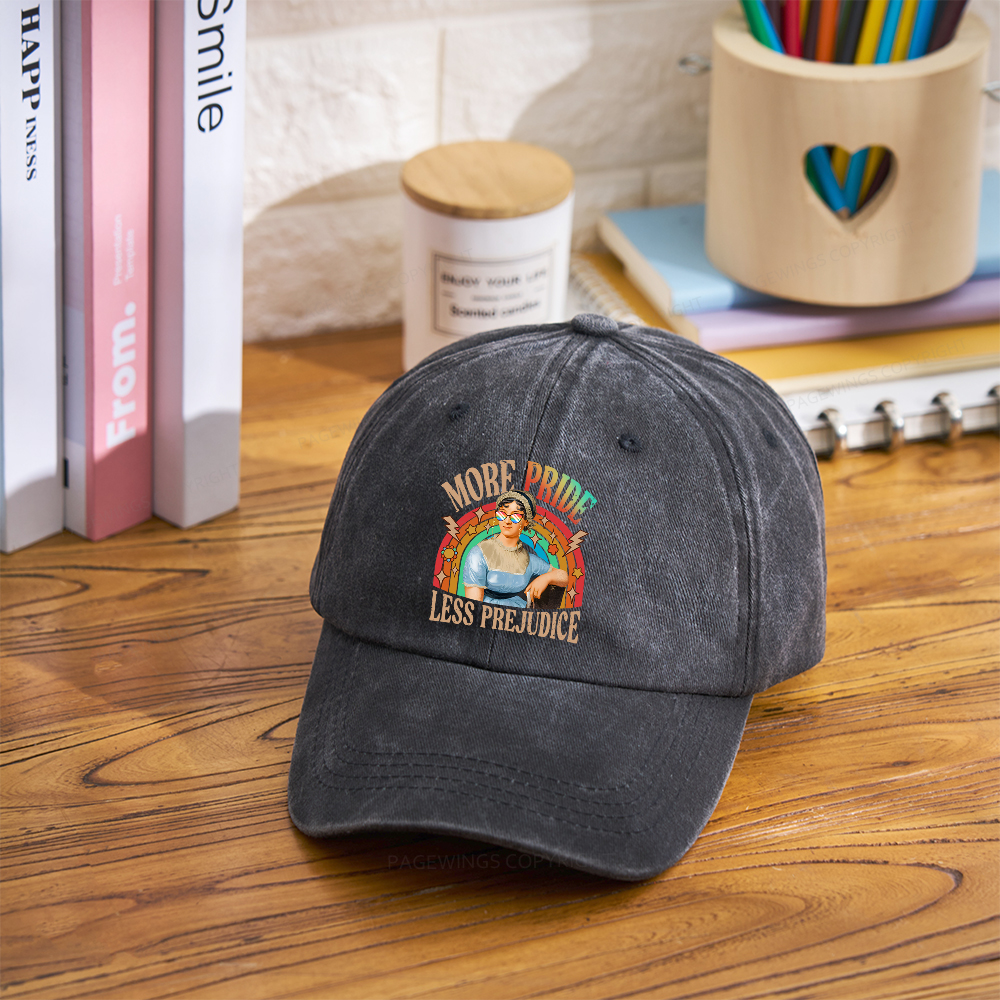 Pagewings More Pride Less Prejudice Washed Cap