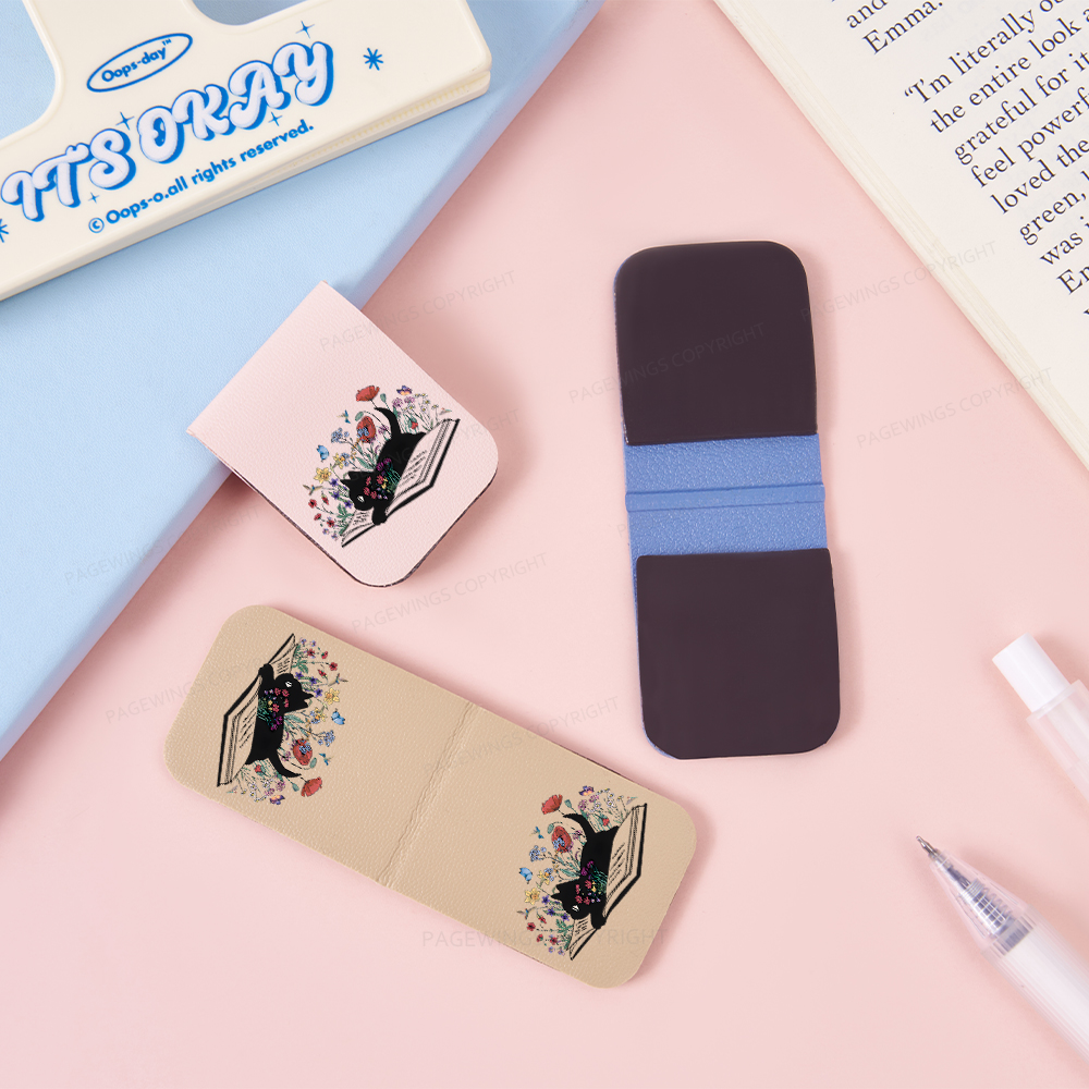 Pagewings Cute Book Cat Magnetic Bookmark