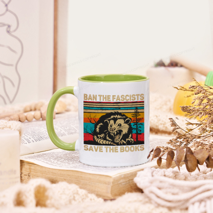 Pagewings Ban The Fascists Save The Books Mug