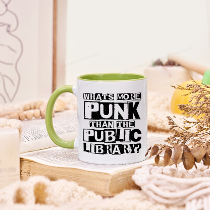 Pagewings What‘s More Punk Than the Public Library Mug