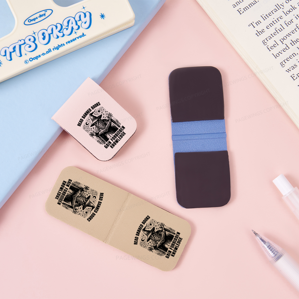 Pagewings Read Banned Books Gain Forbidden Knowledge Magnetic Bookmark