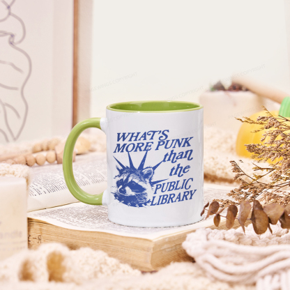 Pagewings What’s More Punk Than The Public Library Mug