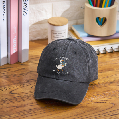 Pagewings Silly Goose Book Club Washed Cap