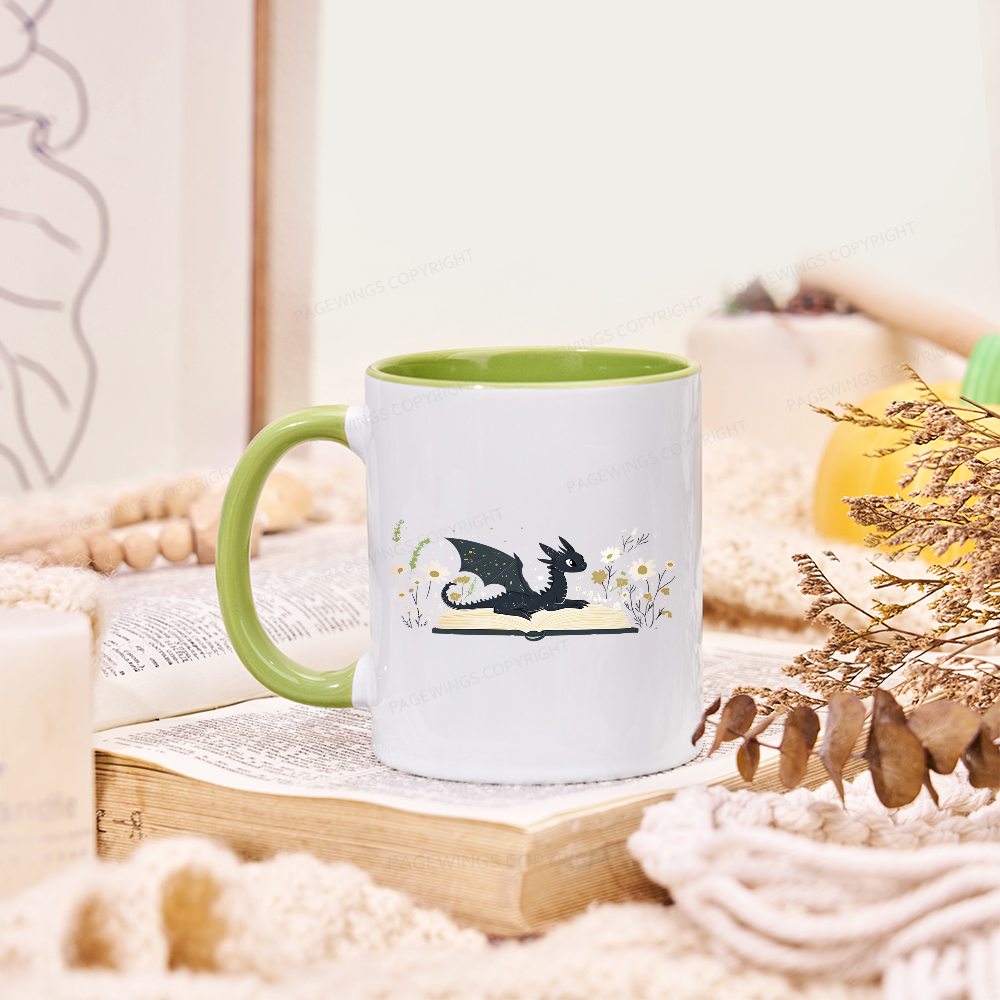 Pagewings Dragon Book Mug