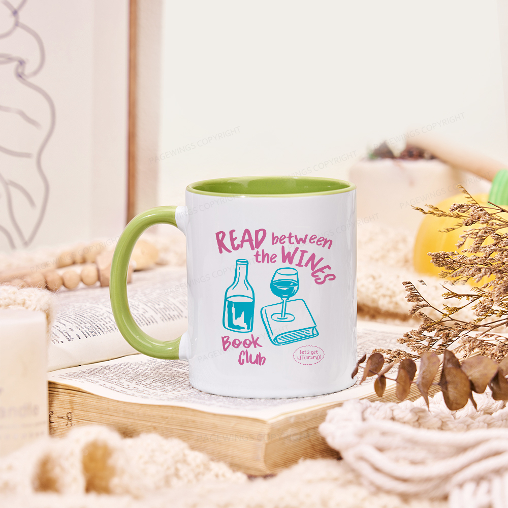 Pagewings Wine Lover Book Club Mug