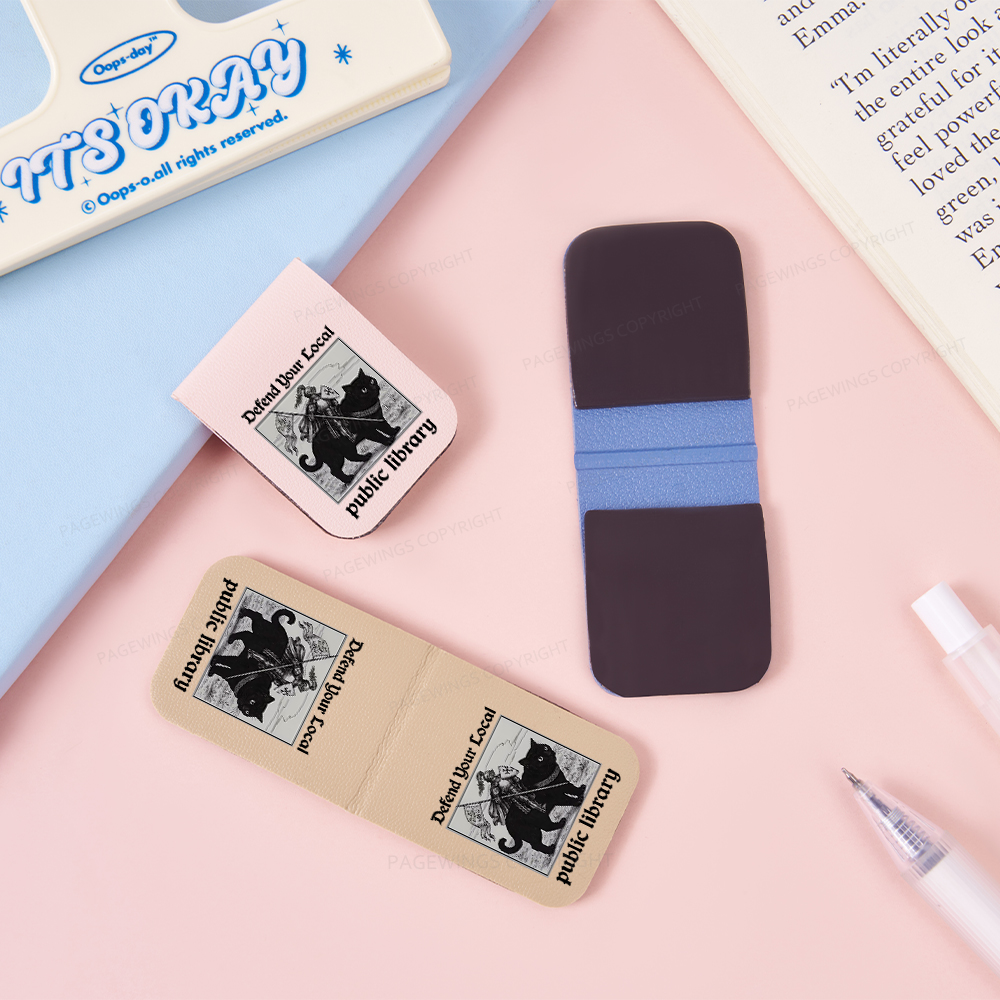 Pagewings Defend Your Local public library Magnetic Bookmark