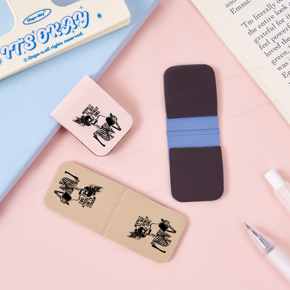 Pagewings Mentally Ill But Totally Chill Magnetic Bookmark