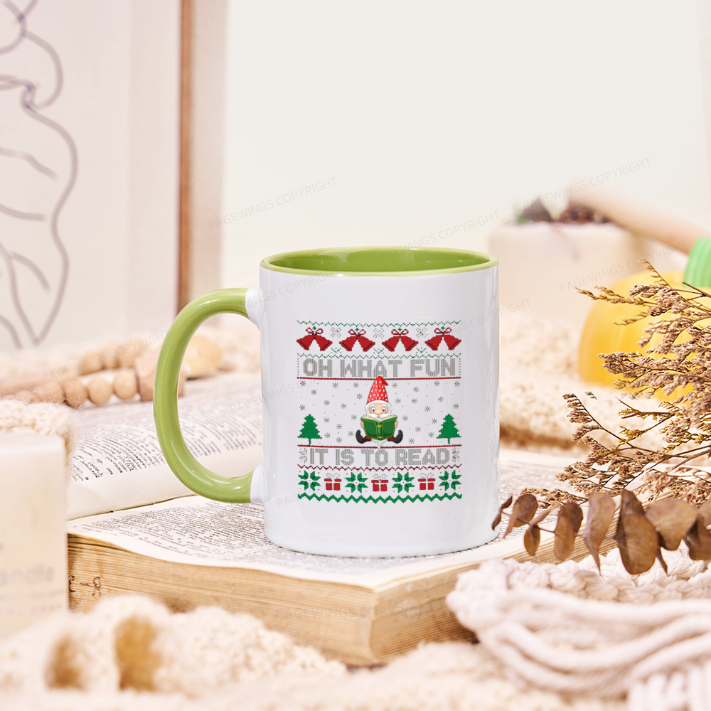 Pagewings Oh What Fun It Is To Read Mug