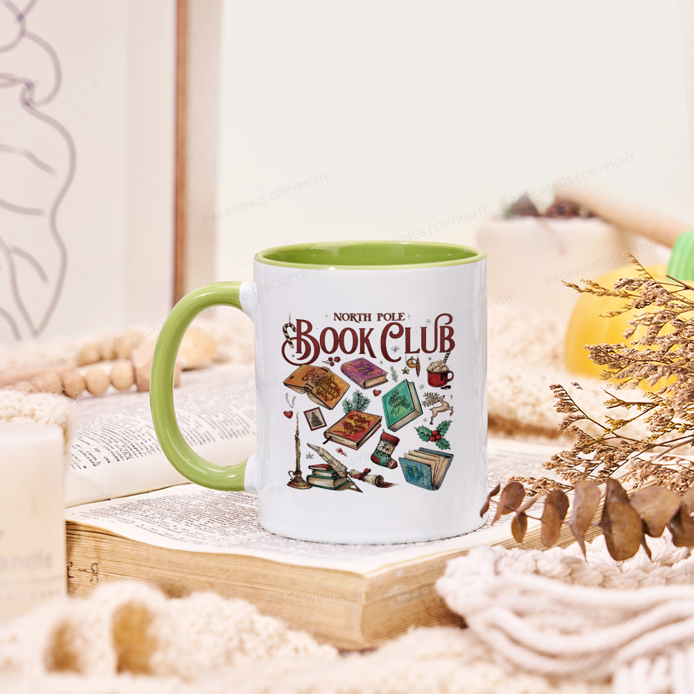 Pagewings SJM Book Club Christmas Mug