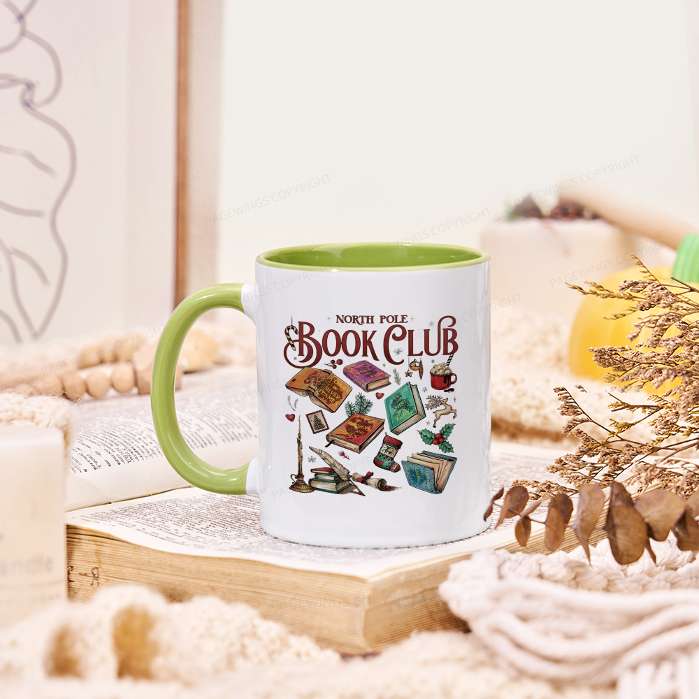 Pagewings SJM Book Club Christmas Mug
