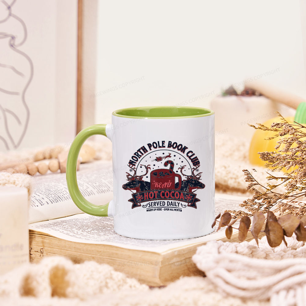 Pagewings North Pole Book Club Mug