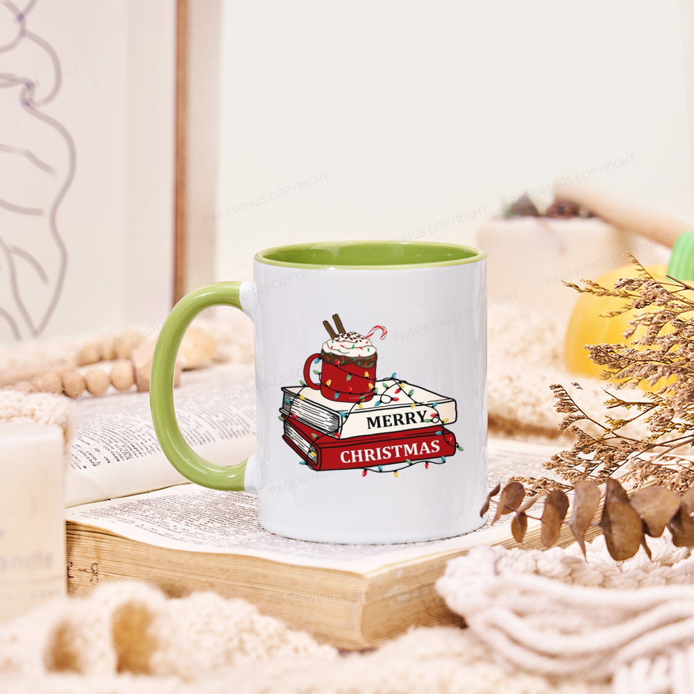 Pagewings Merry Christmas Mug