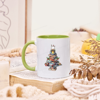 Pagewings Book Christmas Tree Mug