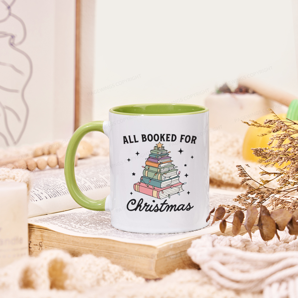 Pagewings All Booked For Christmas Mug