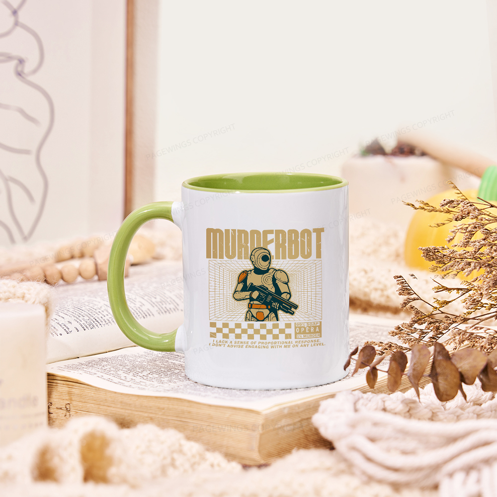 Pagewings Murderbot Mug