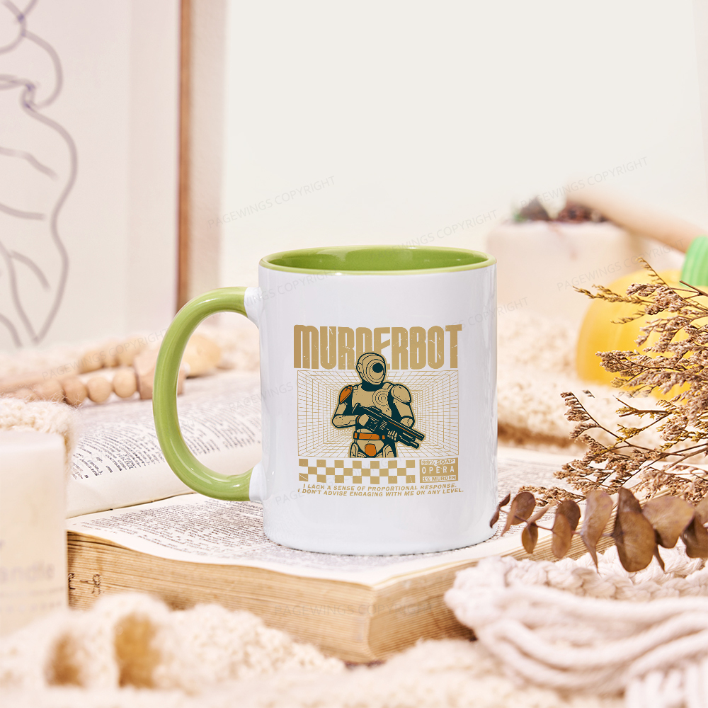 Pagewings Murderbot Mug