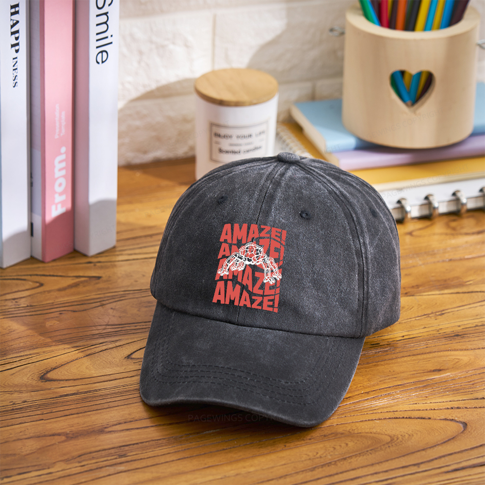 Pagewings Sci‑Fi Nerd Washed Cap