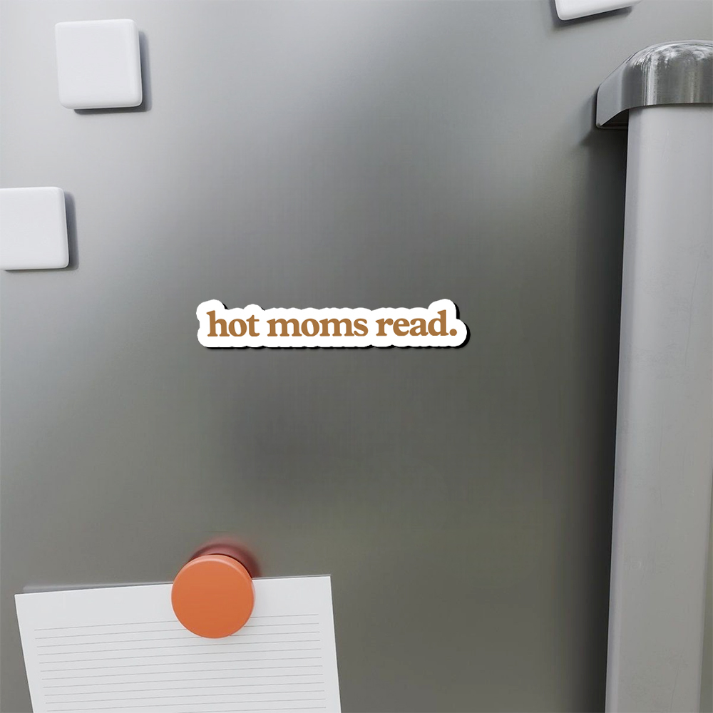 Pagewings Hot Moms Read Fridge Magnet