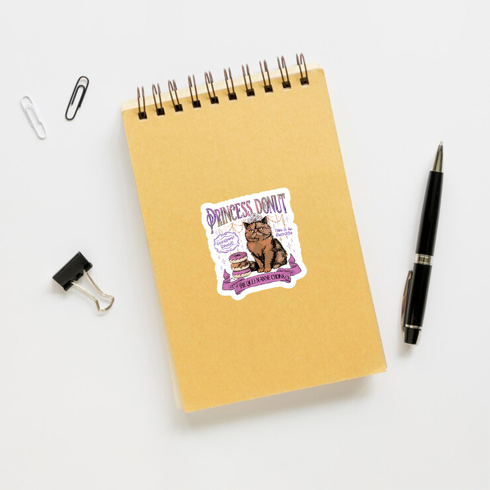 Pagewings Princess Donut Sticker