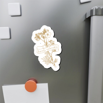 Pagewings Barely Tolerable Fridge Magnet