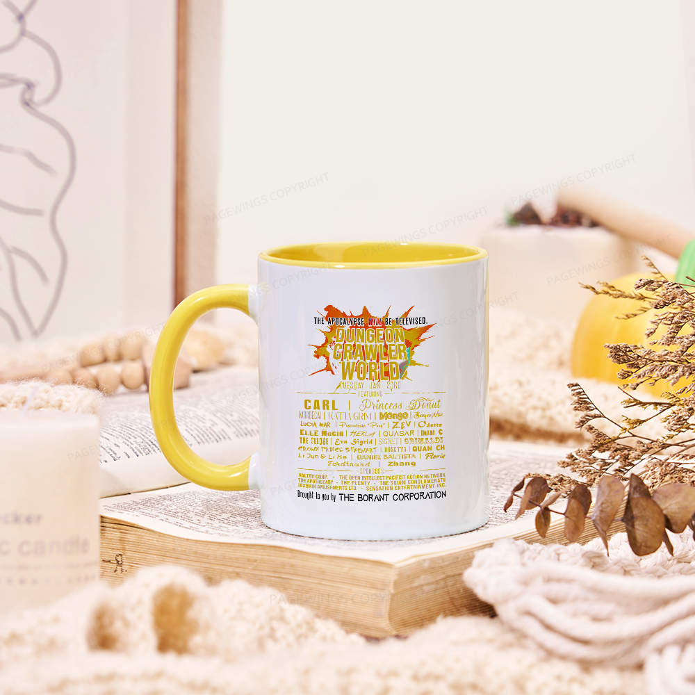 Pagewings Dungeon Crawler World Tour Mug