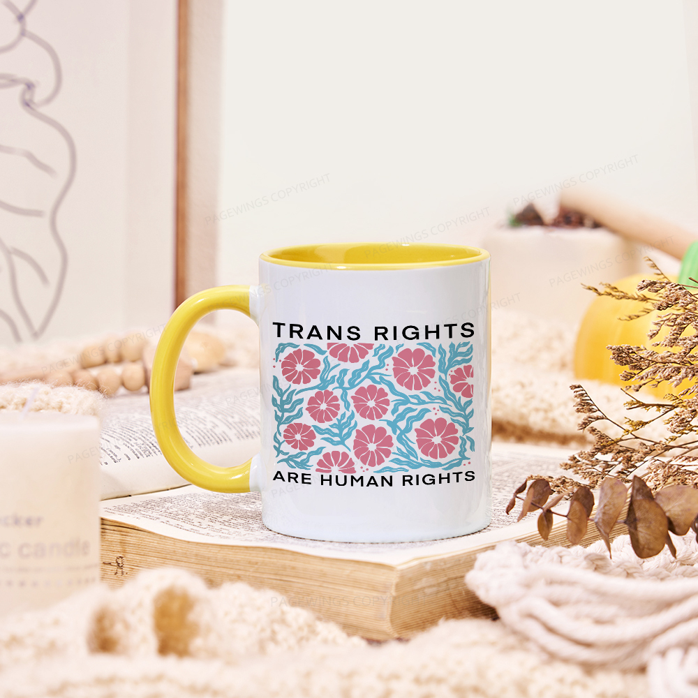 Pagewings Trans Rights Are Human Rights Mug