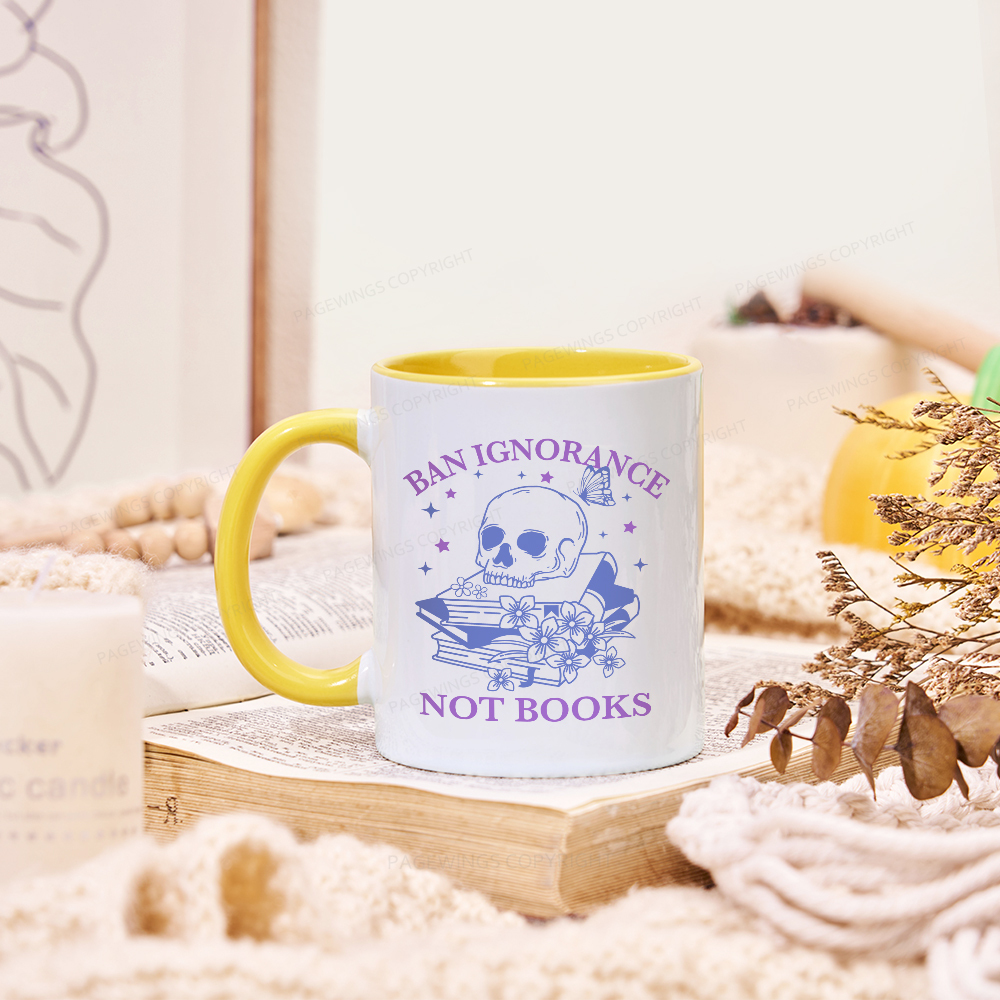 Pagewings Ban Lgnorance Not Books Mug