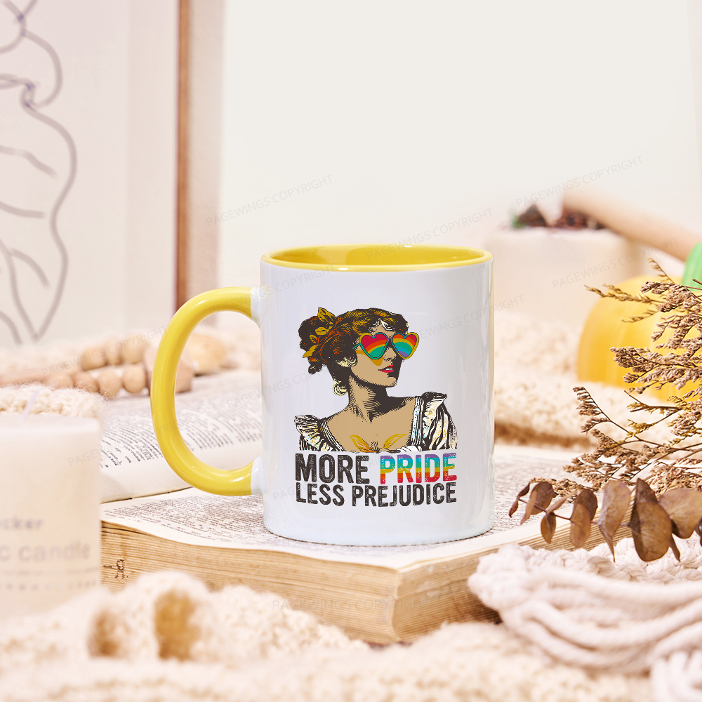 Pagewings More Pride Less Prejudice Mug