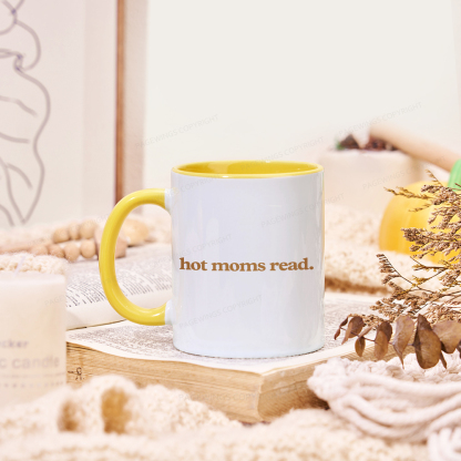 Pagewings Hot Moms Read Mug
