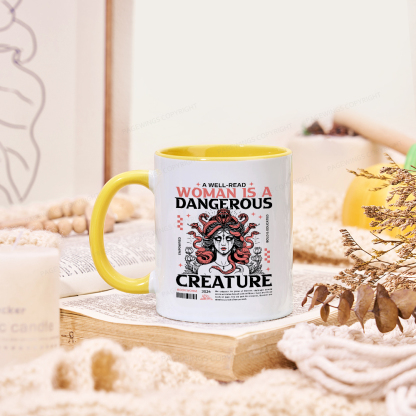 Pagewings A Well-Read Woman is A Dangerous Creature Mug