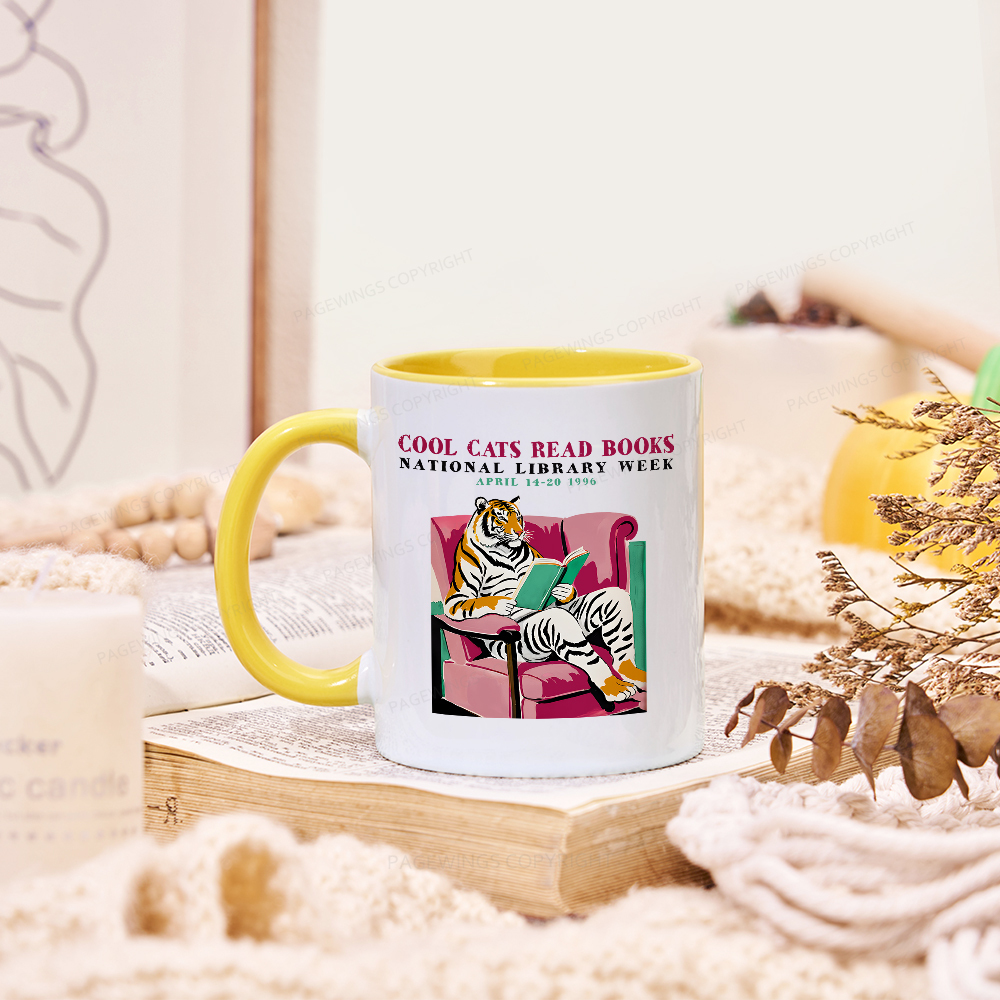 Pagewings Library Week Poster 1996 Mug