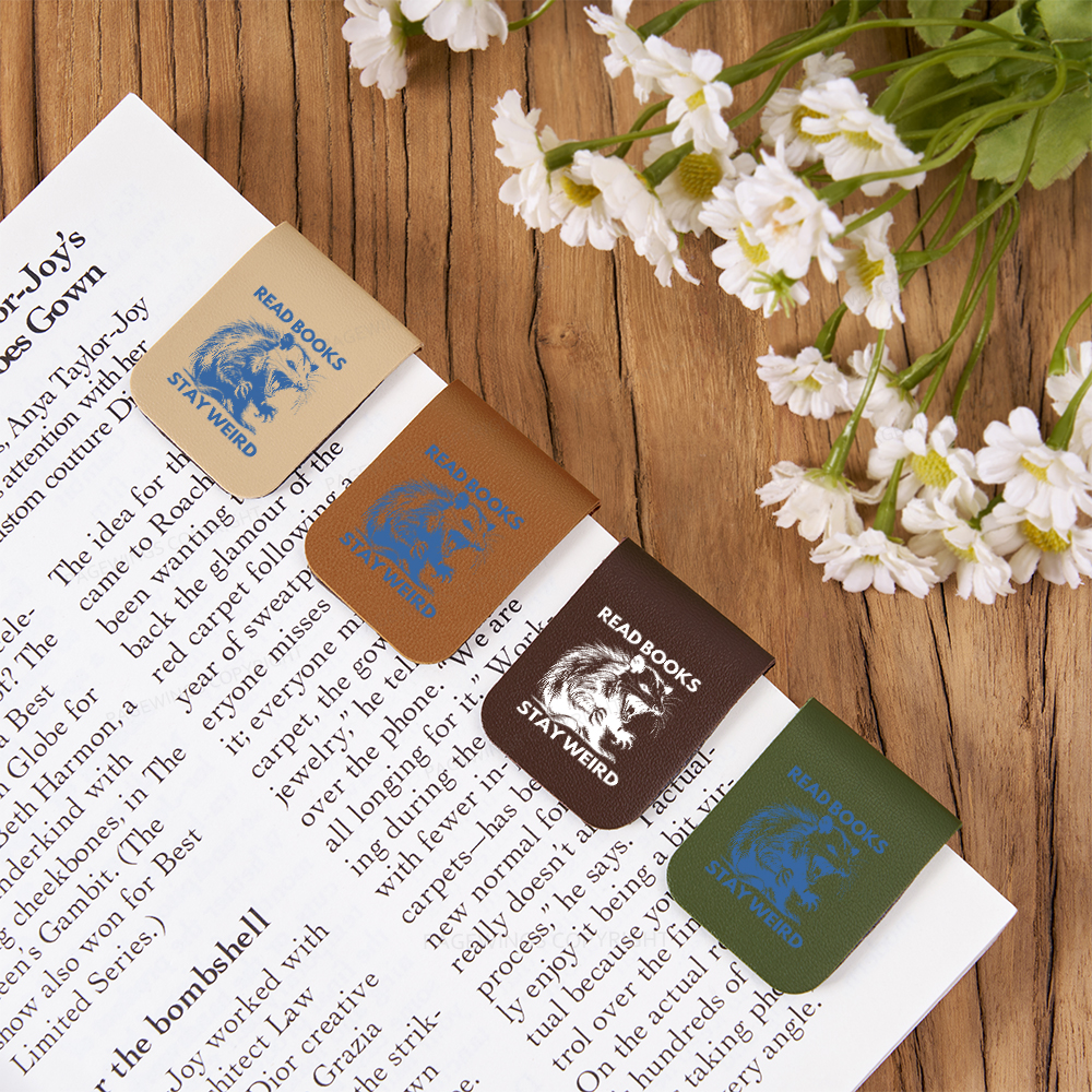 Pagewings Read Books Stay Weird Magnetic Bookmark