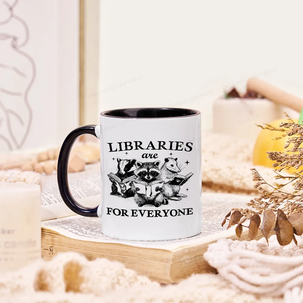 Pagewings Libraries Are For Everyone Mug