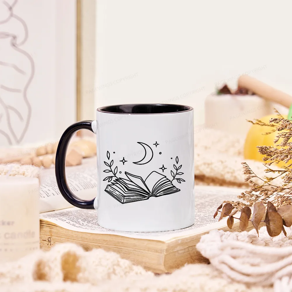 Pagewings Comfort Colors Read Books Be Kind Stay Weird Mug