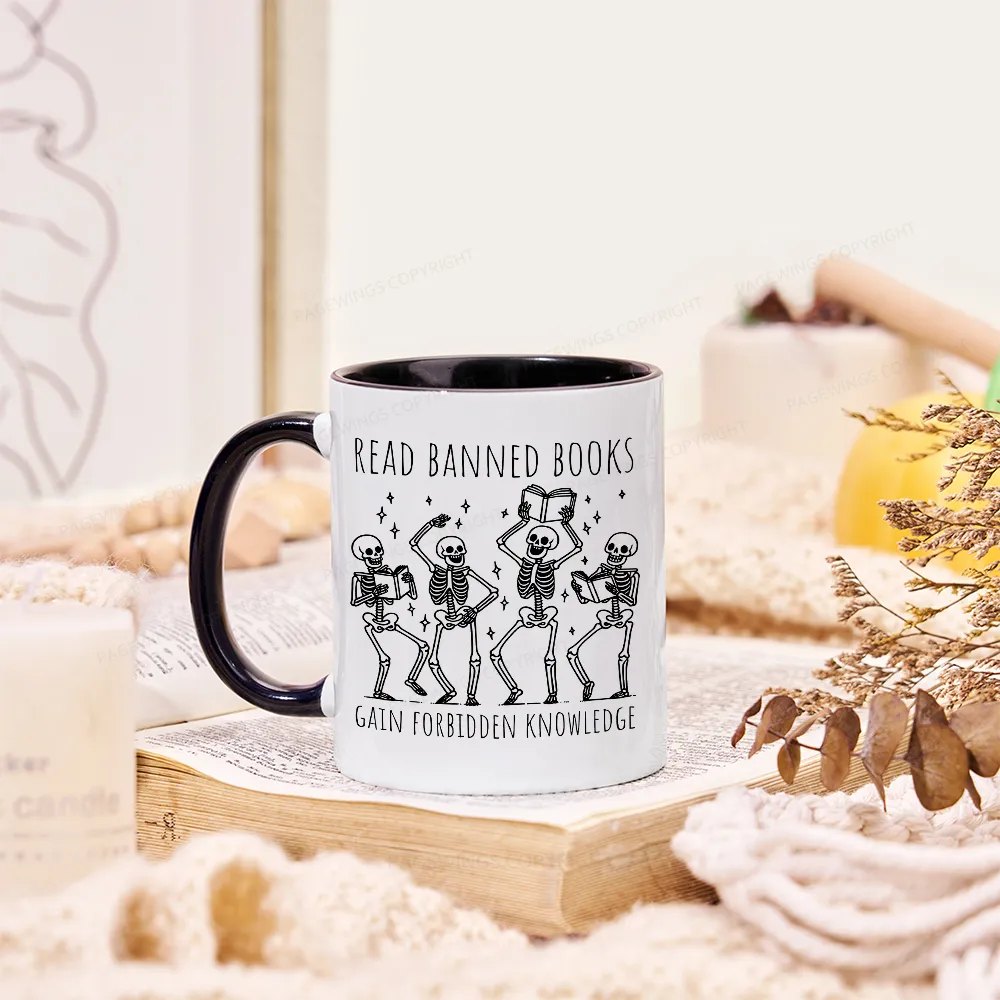 Pagewings Reading Books Tee Book Lover Gift Mug