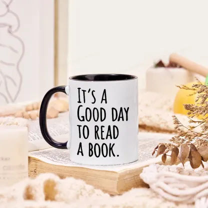 Pagewings It's A Good Day To Read A Book Mug