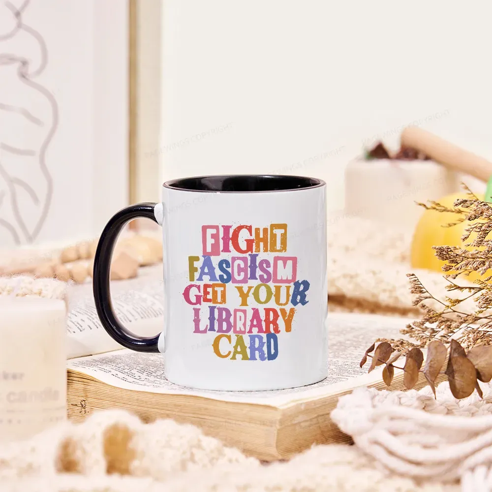 Pagewings Get Your Library Card Mug